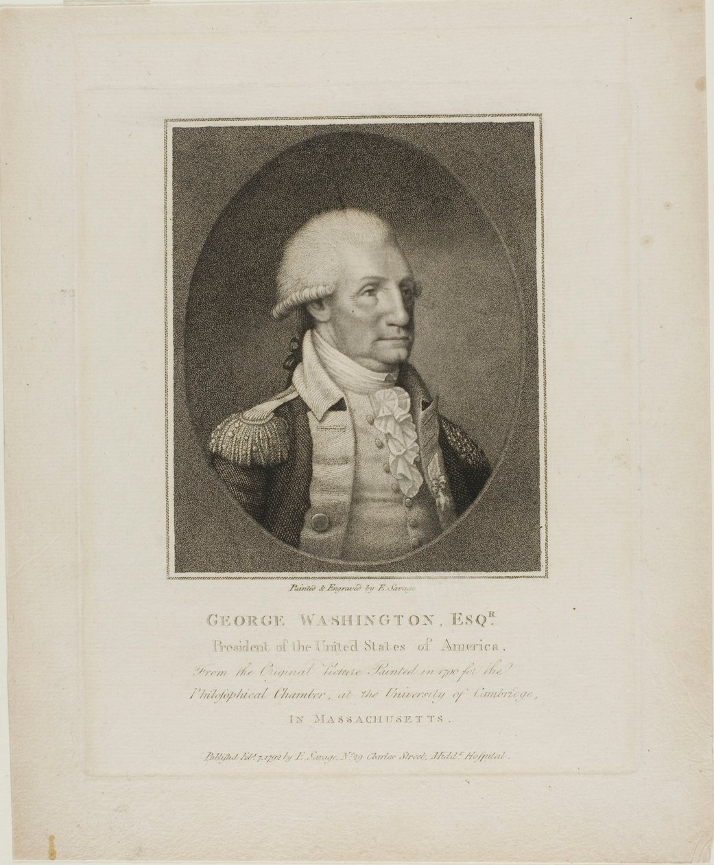 George Washington autorstwa Edward Savage
