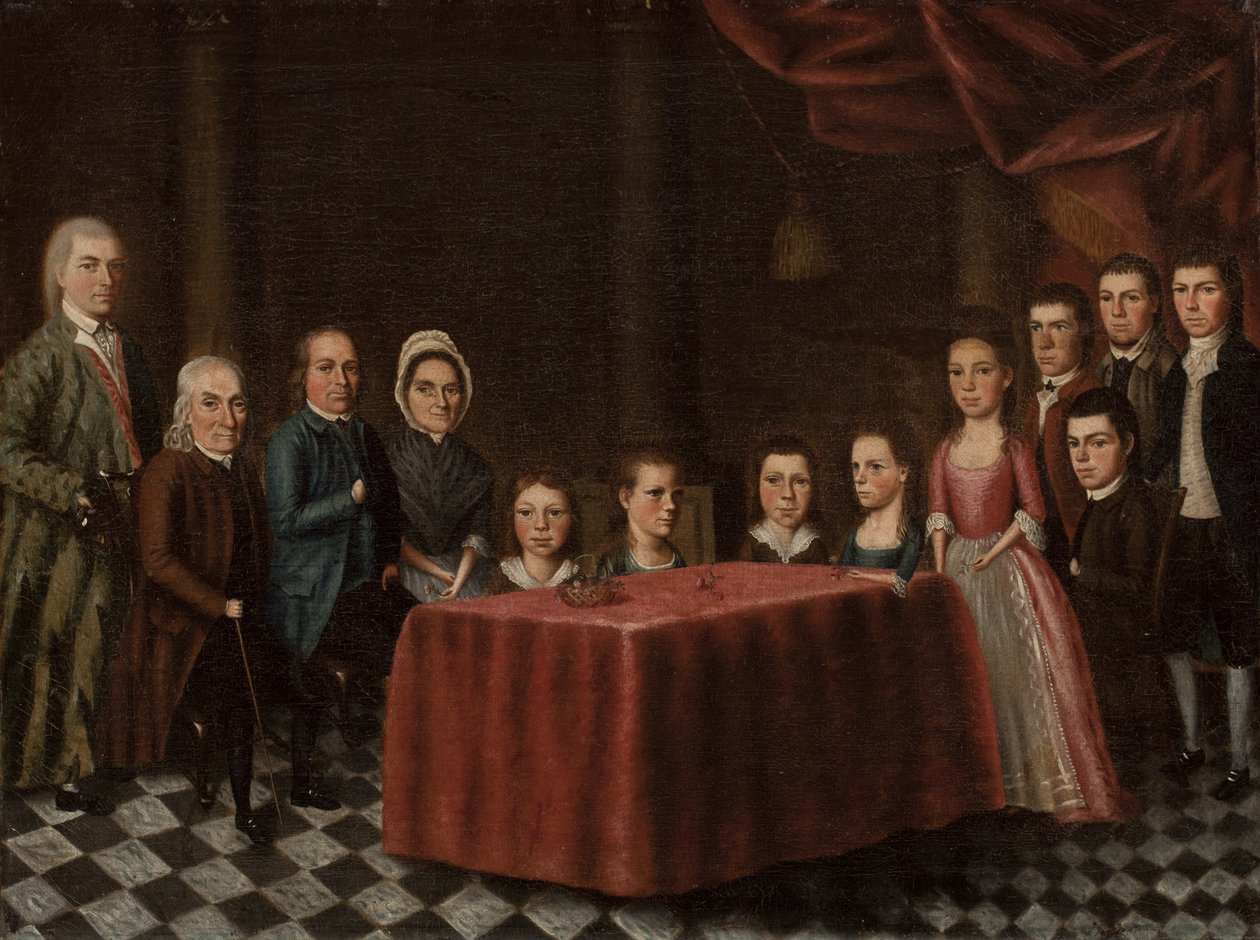 Dzika rodzina, ok. 1779 autorstwa Edward Savage