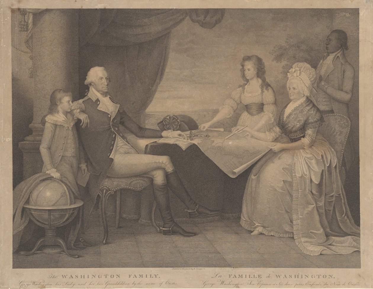 Rodzina Waszyngtona autorstwa Edward Savage