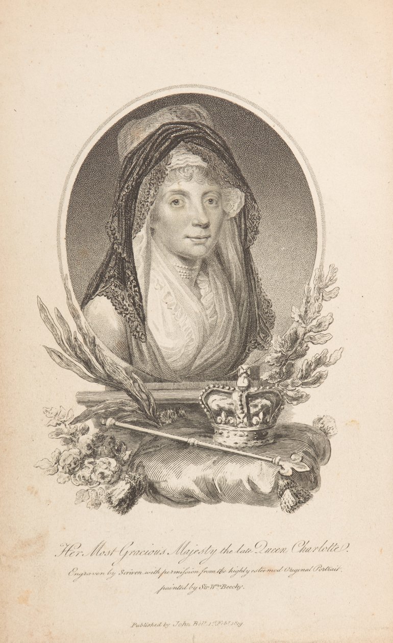 Królowa Charlotte (ok. 1806-10) autorstwa Edward Scriven