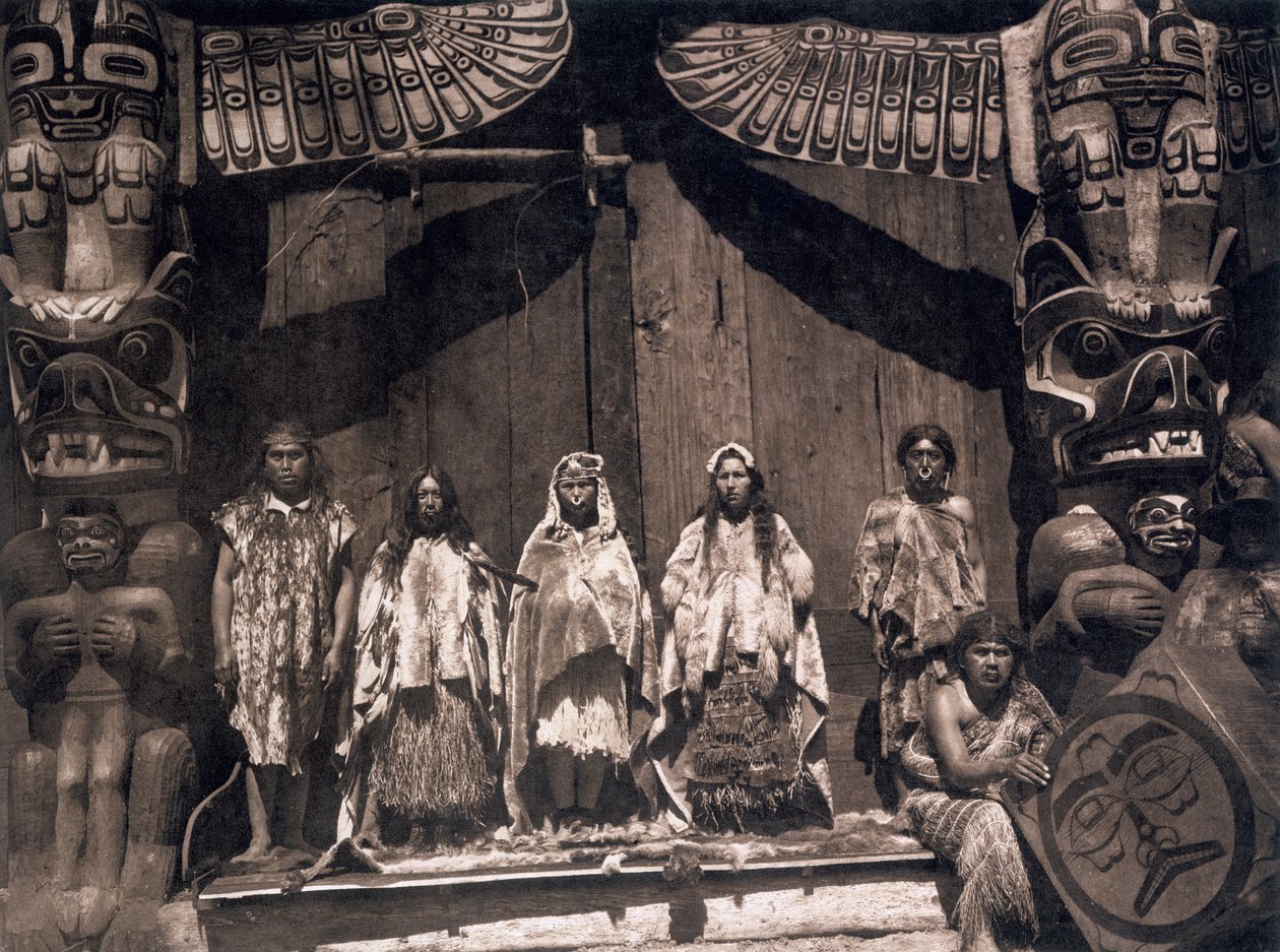 Grupa ślubna autorstwa Edward Sheriff (after) Curtis