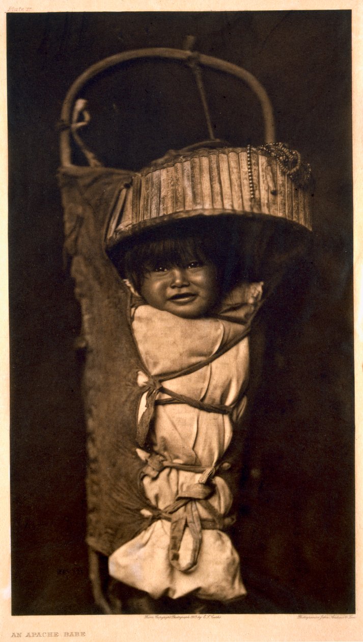 Dziecko Apaczów autorstwa Edward Sheriff (after) Curtis