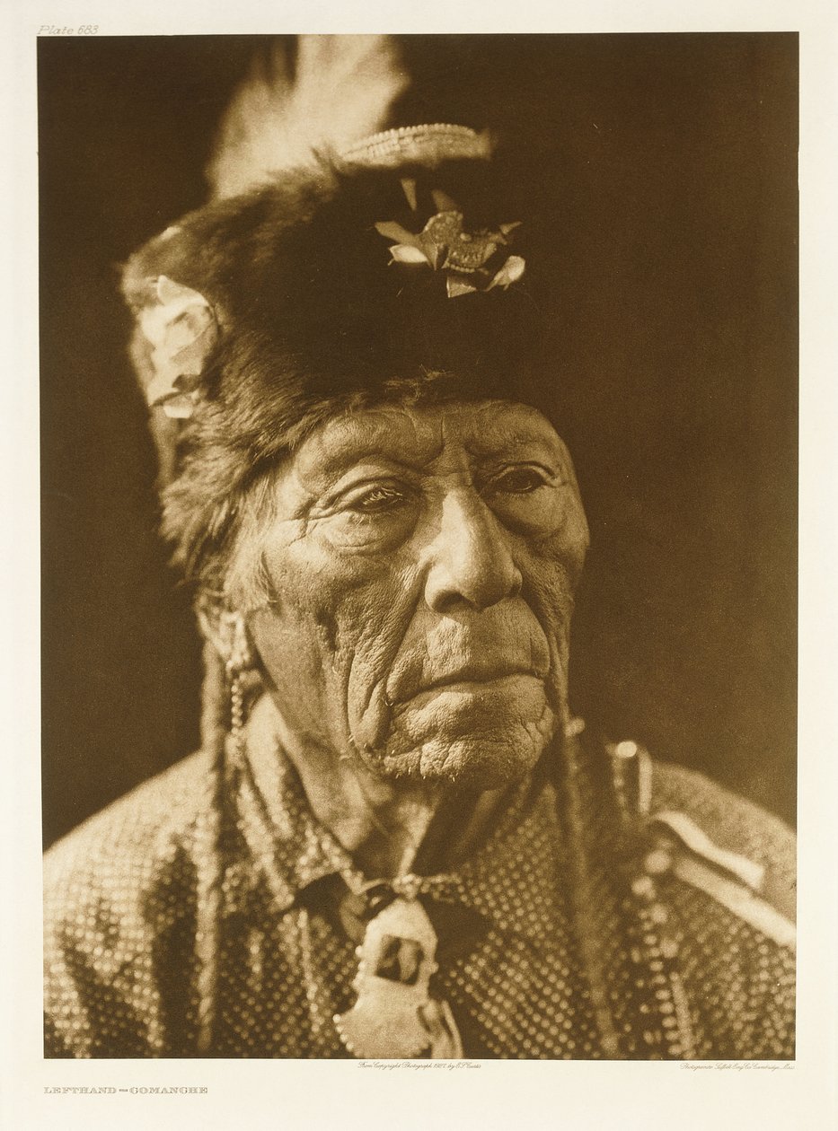 Komanczów leworęcznych autorstwa Edward Sheriff (after) Curtis