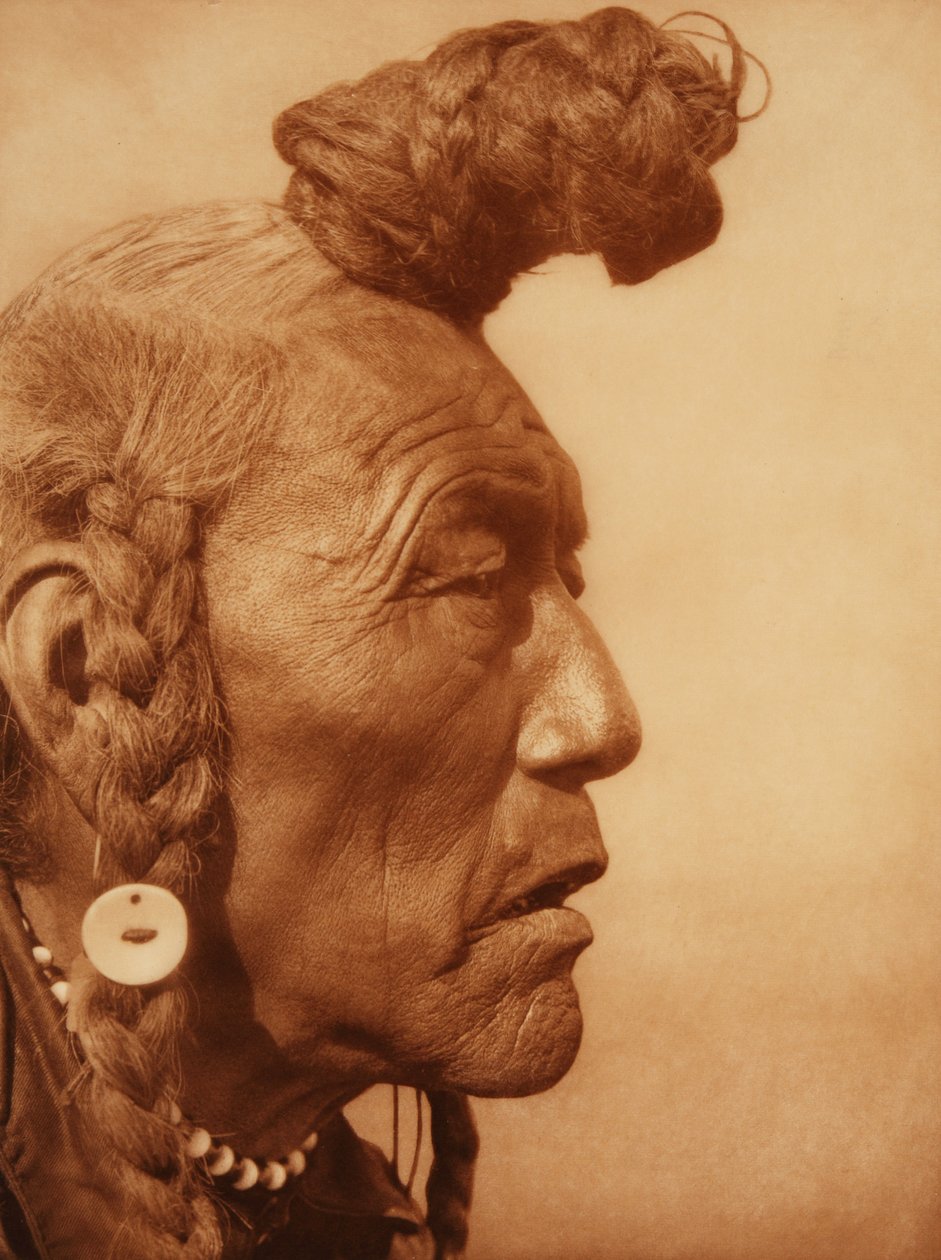 Bear Bull-Blackfoot 1926 (fotograwiura) autorstwa Edward Sheriff Curtis