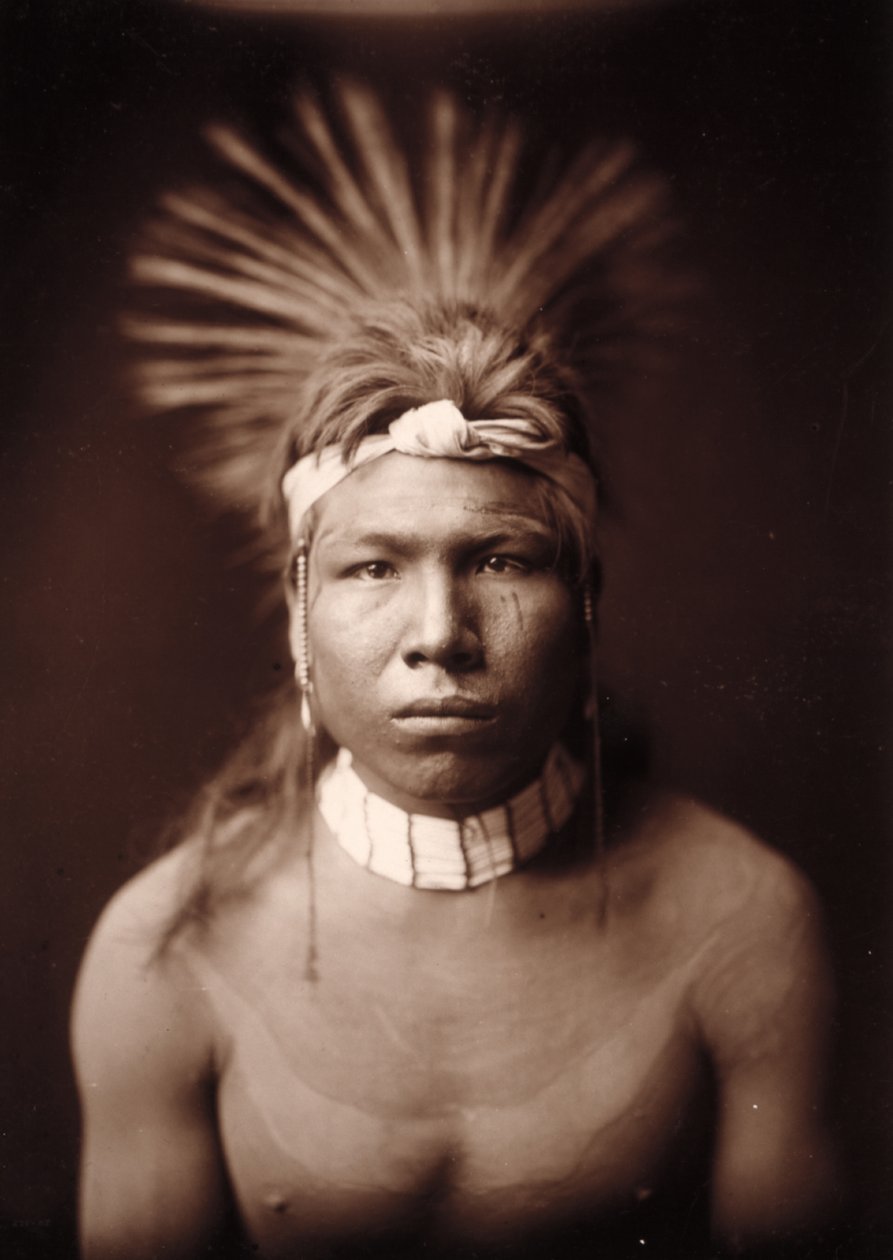 Czarne włosy autorstwa Edward Sheriff Curtis