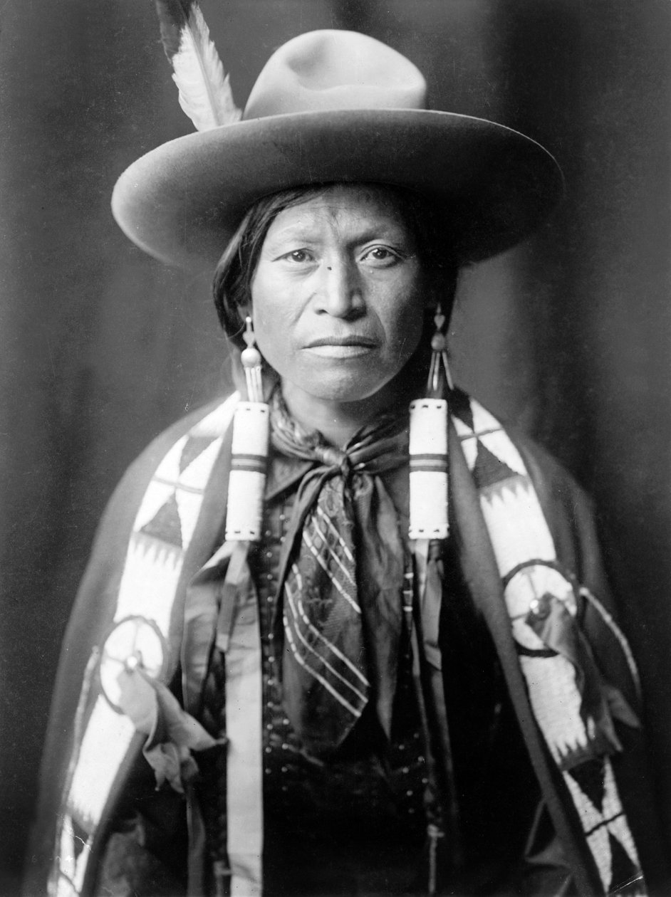 Kowboj Jicarilla, Nowy Meksyk, ok. 1905, fot. Edward S. Curtis autorstwa Edward Sheriff Curtis