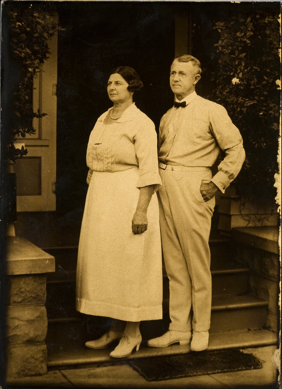 Mama i tata w dniu swojej rocznicy autorstwa Edward Sheriff Curtis