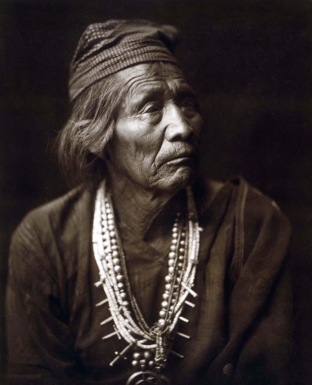 Nesjaja Hatli, Indianin, Navaho, ok. 1904, fot. Edward S. Curtisa autorstwa Edward Sheriff Curtis