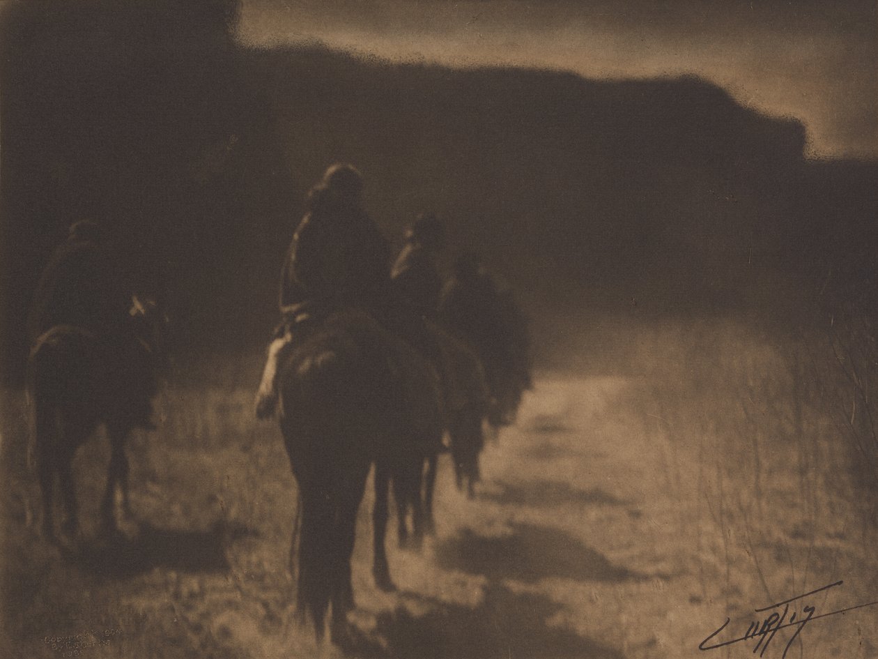 Znikająca rasa (Navajo) autorstwa Edward Sheriff Curtis