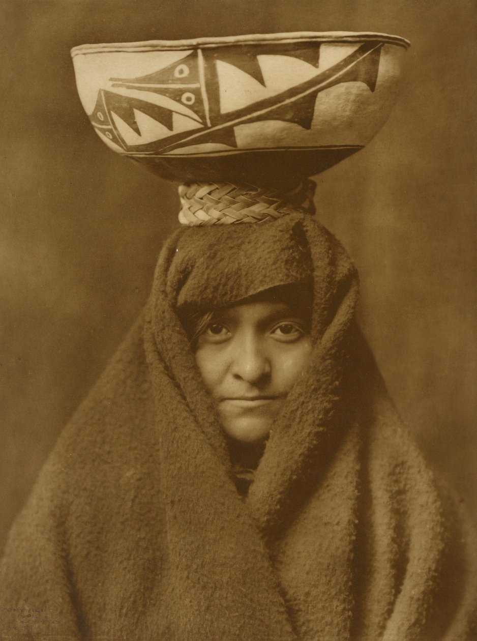 Kobieta Zuni autorstwa Edward Sheriff Curtis