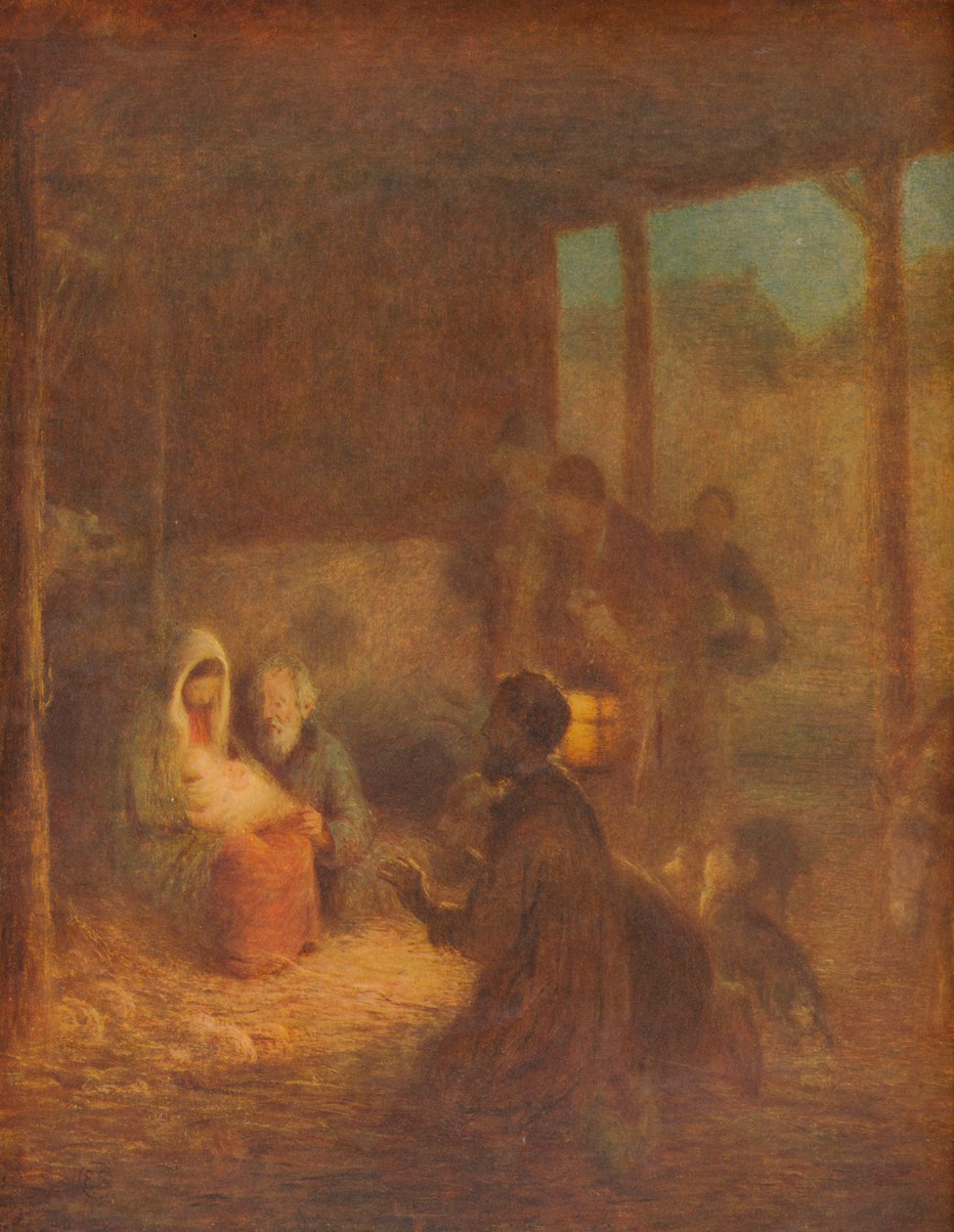 W karczmie nie było miejsca, ok. 1910, 1911 autorstwa William Edward Stott