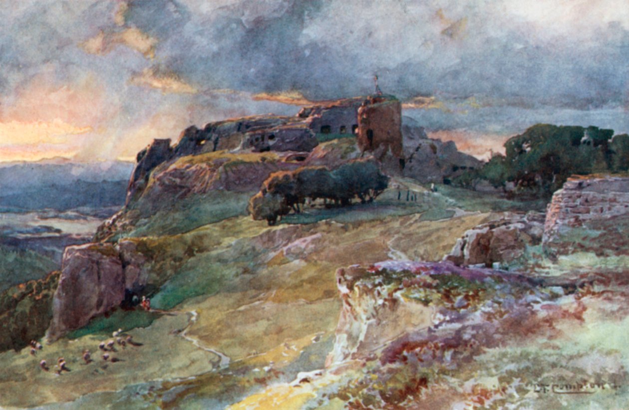 Regenstein (litografia kolorowa) autorstwa Edward Theodore Compton