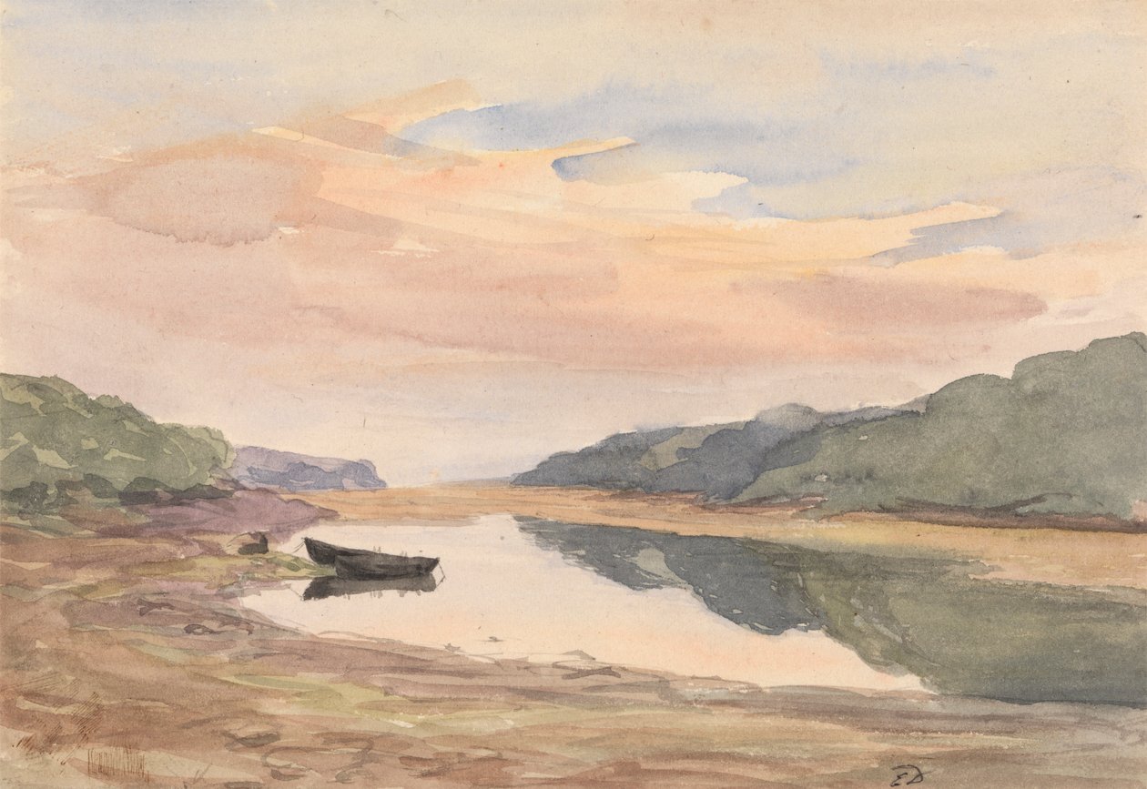 Rzeka Erne, Irlandia autorstwa Edward Thompson Davis