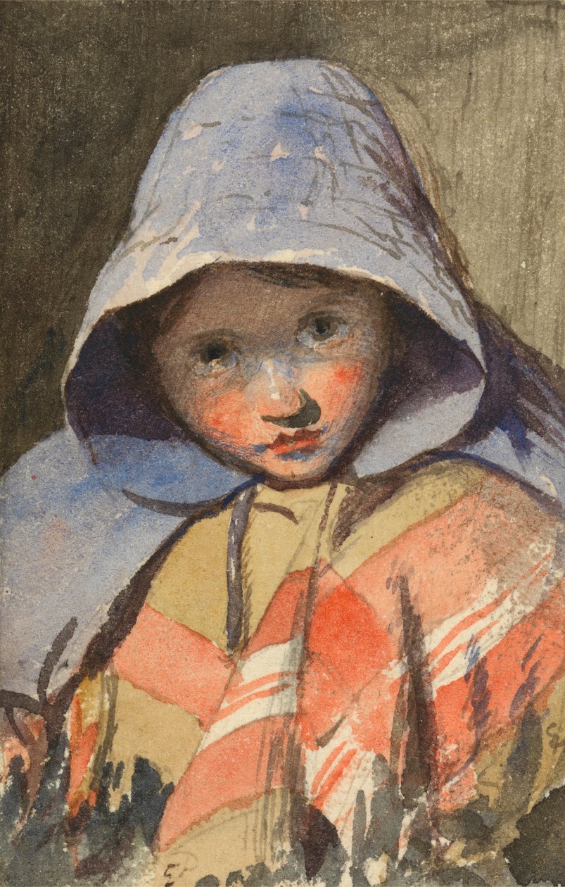 Głowa dziewczyny autorstwa Edward Thompson Davis