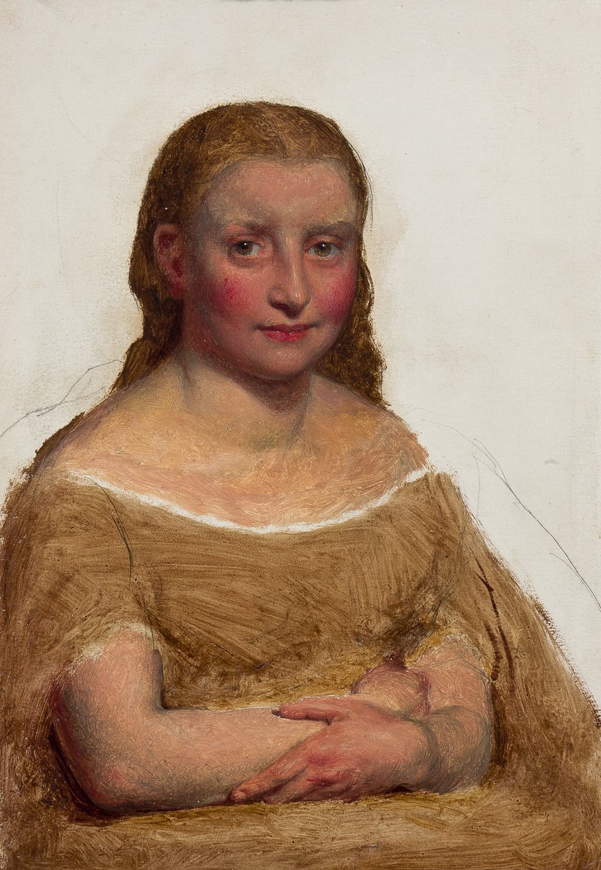 Panna Cole, Worcester (olej na papierze) autorstwa Edward Thompson Davis