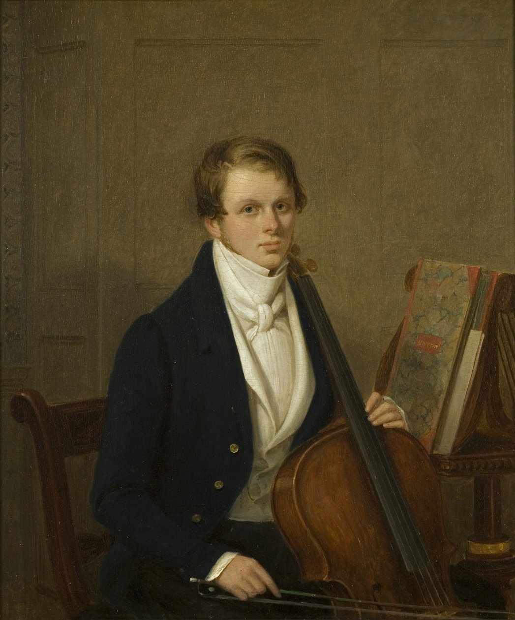 John Whitmore Isaac, c.1829 (olej na panelu) autorstwa Edward Villiers Rippingille