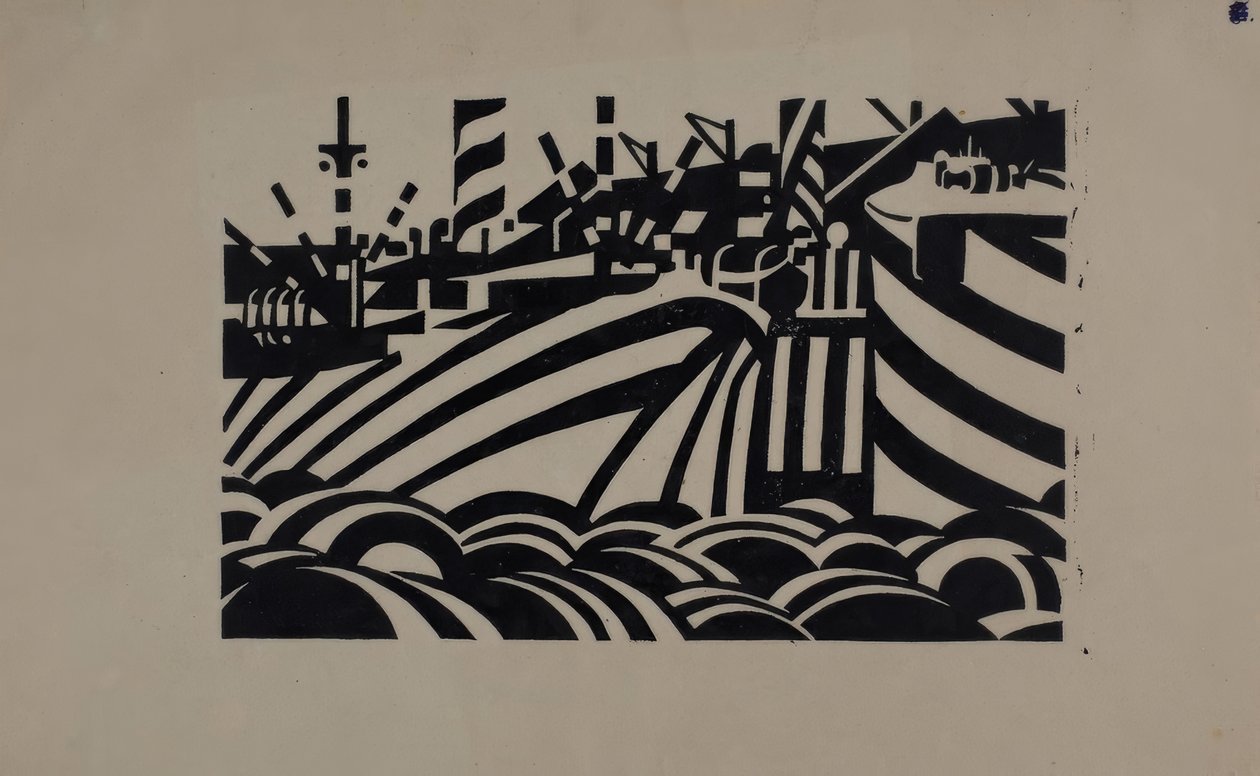 Dock-Muzyka autorstwa Edward Wadsworth