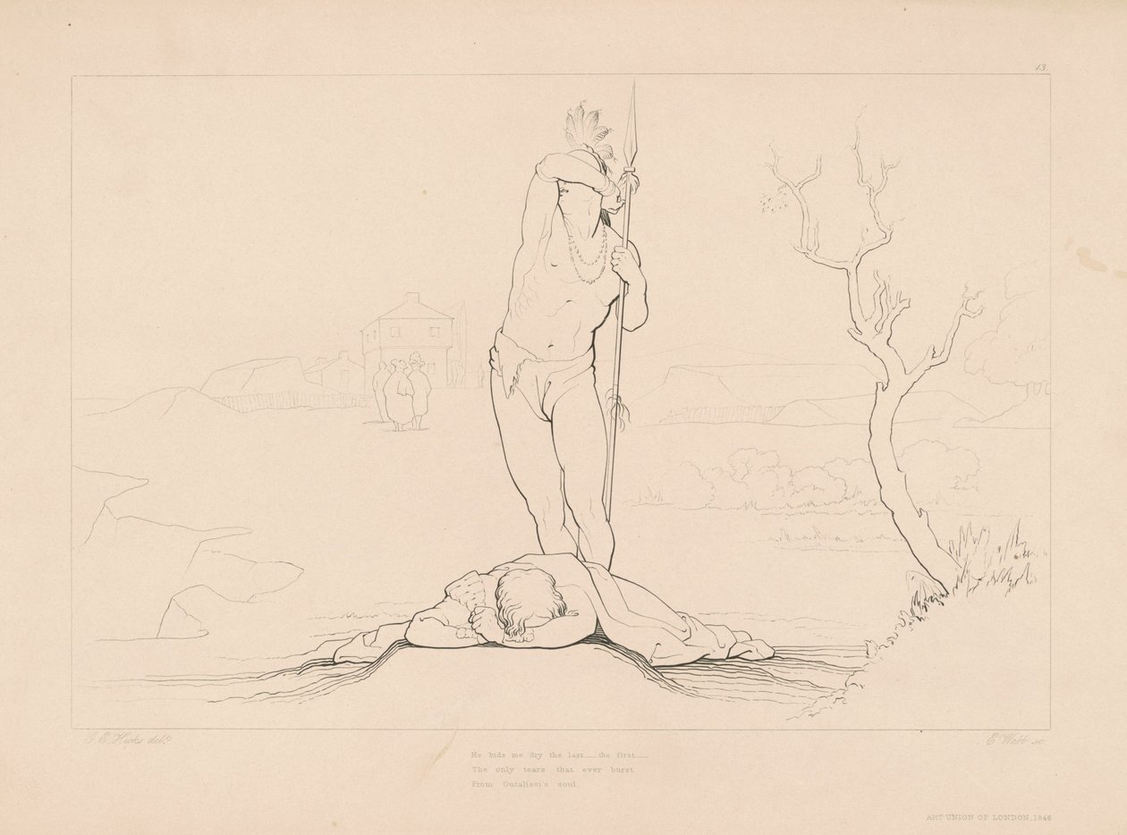 Każe mi wysuszyć ostatnią... autorstwa Edward Webb, after George Elgar Hicks
