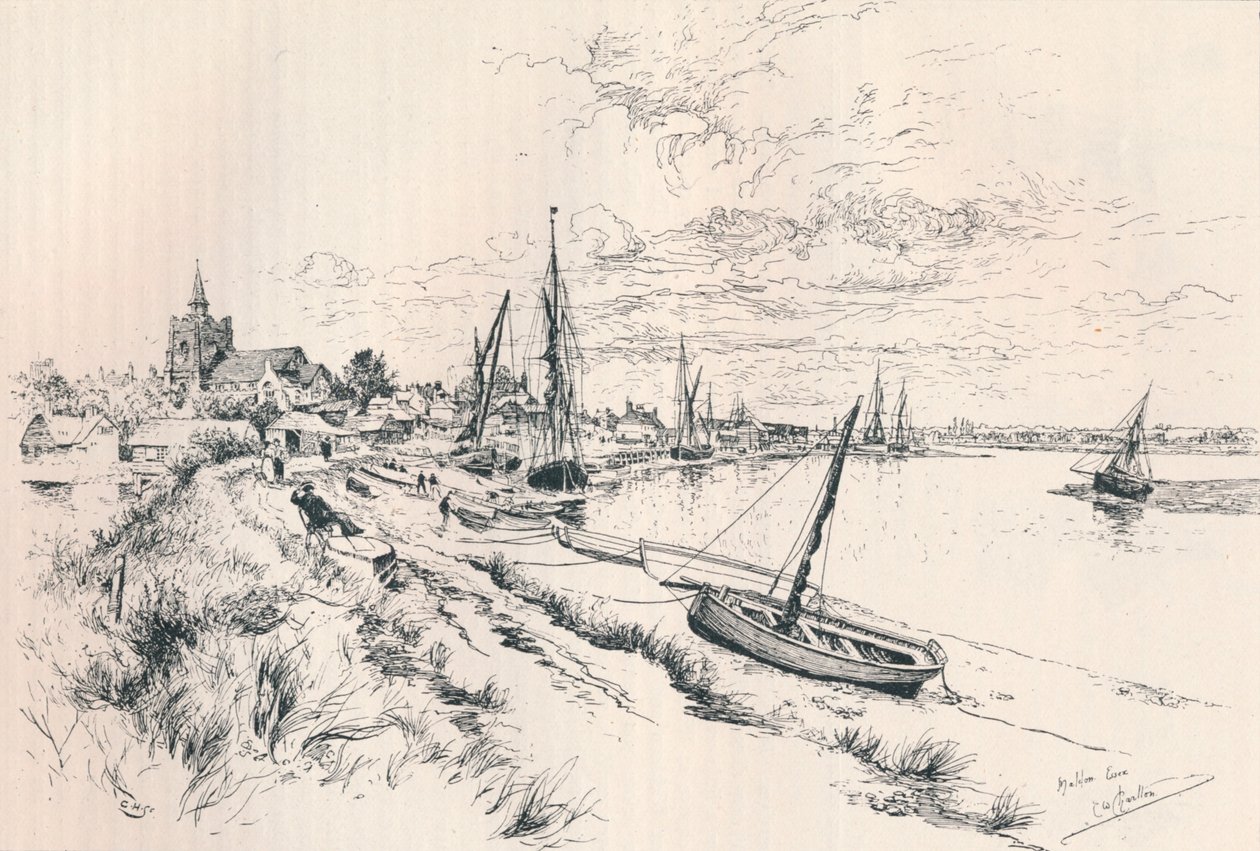 Maldon, Essex, c1879-1898, 1898 autorstwa Edward William Charlton