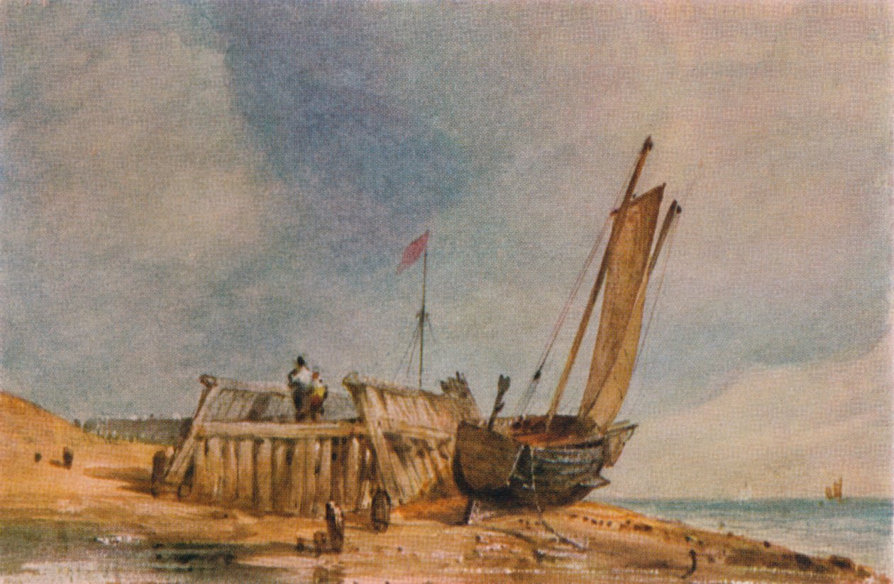 Wspomnienie, 1836 autorstwa Edward William Cooke