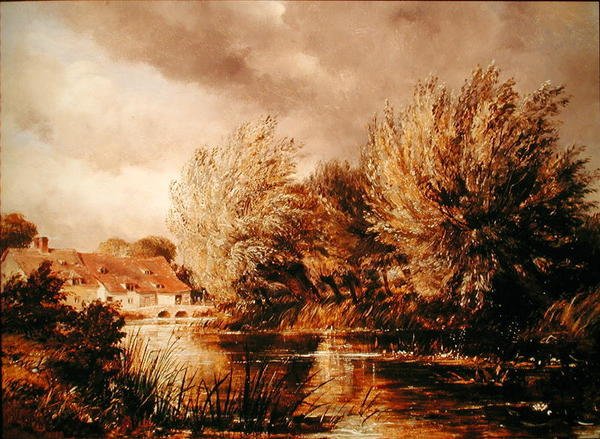 Beard-Mill, niedaleko Oksfordu autorstwa Edward William Cooke