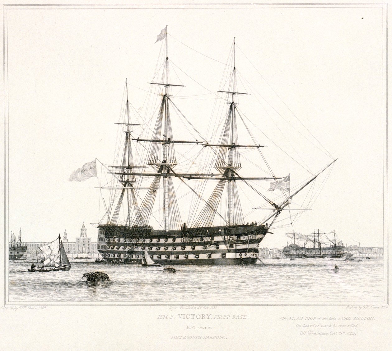HMS "Victory", pierwsza klasa autorstwa Edward William Cooke