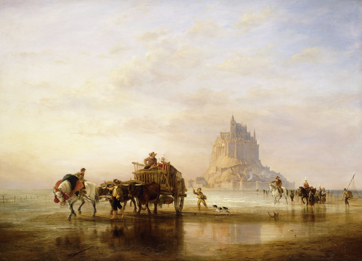 Góra św. Michała, 1840 autorstwa Edward William Cooke