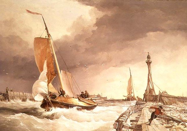 Pejzaż morski autorstwa Edward William Cooke
