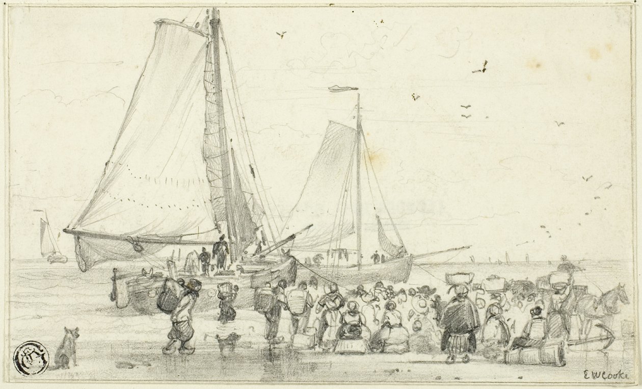 Nadchodzący połów autorstwa Edward William Cooke