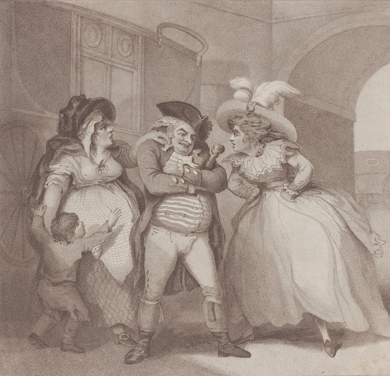 Poligamia, [1 sierpnia 1787], wznowiona 1 lipca 1802. autorstwa Edward Williams