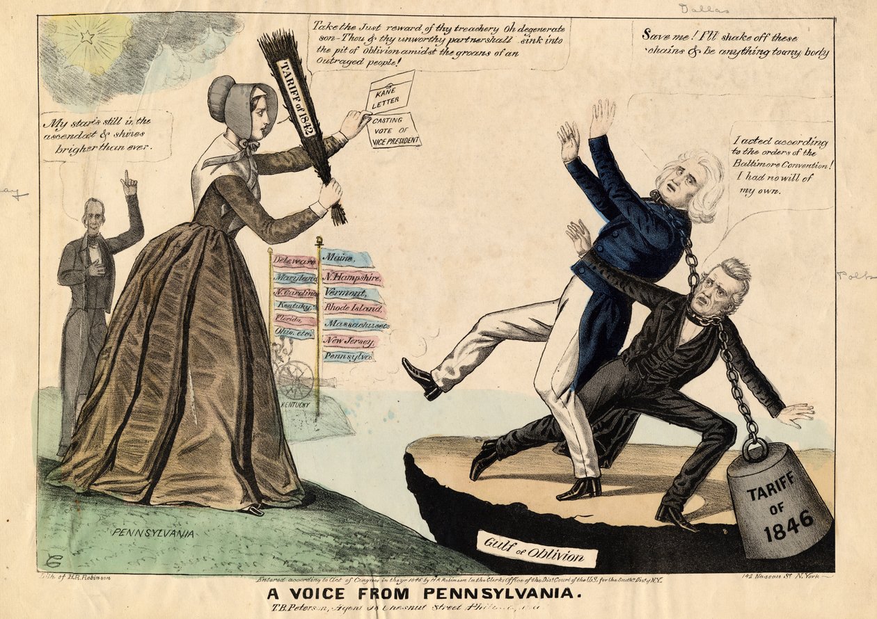 Głos z Pensylwanii, opublikowany przez HR Robinsona, Nowy Jork, 1846 r. autorstwa Edward Williams Clay