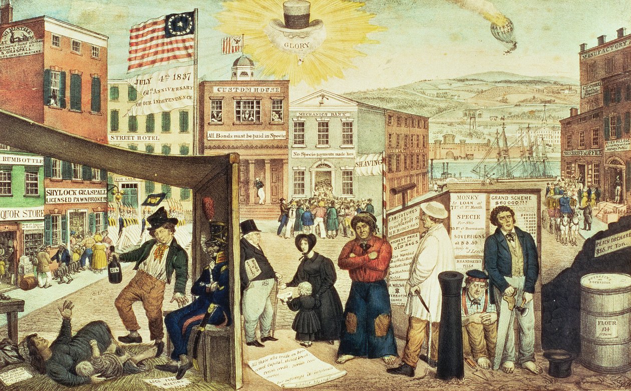 The Times, wyd. przez HR Robertsona, Nowy Jork, 1837 autorstwa Edward Williams Clay