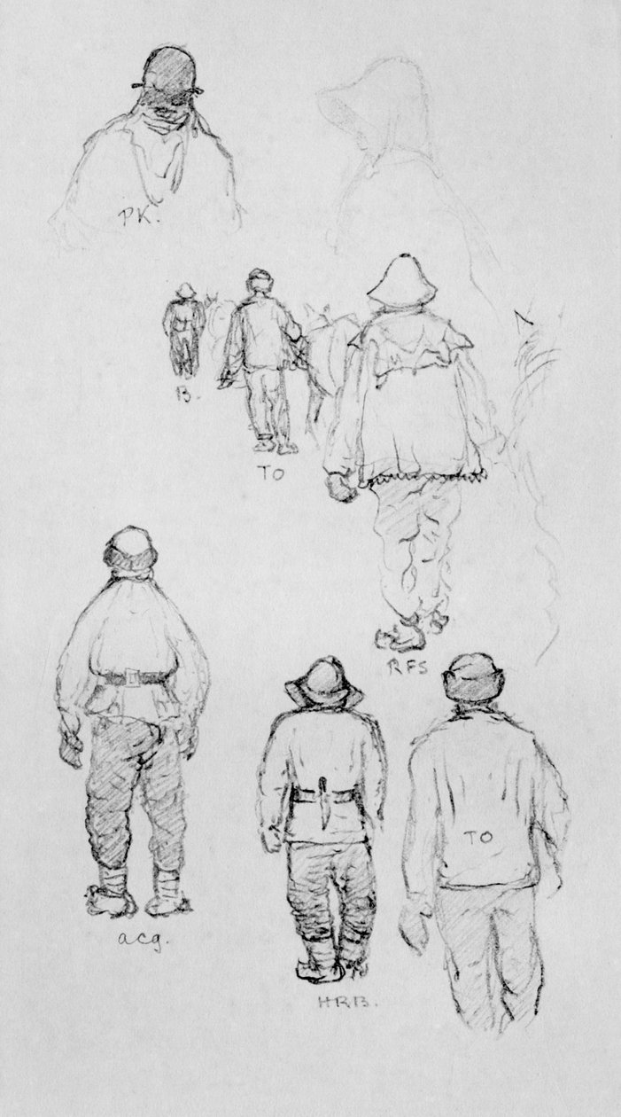 W drodze na biegun, c1911, 1913 autorstwa Charles Edward Wilson