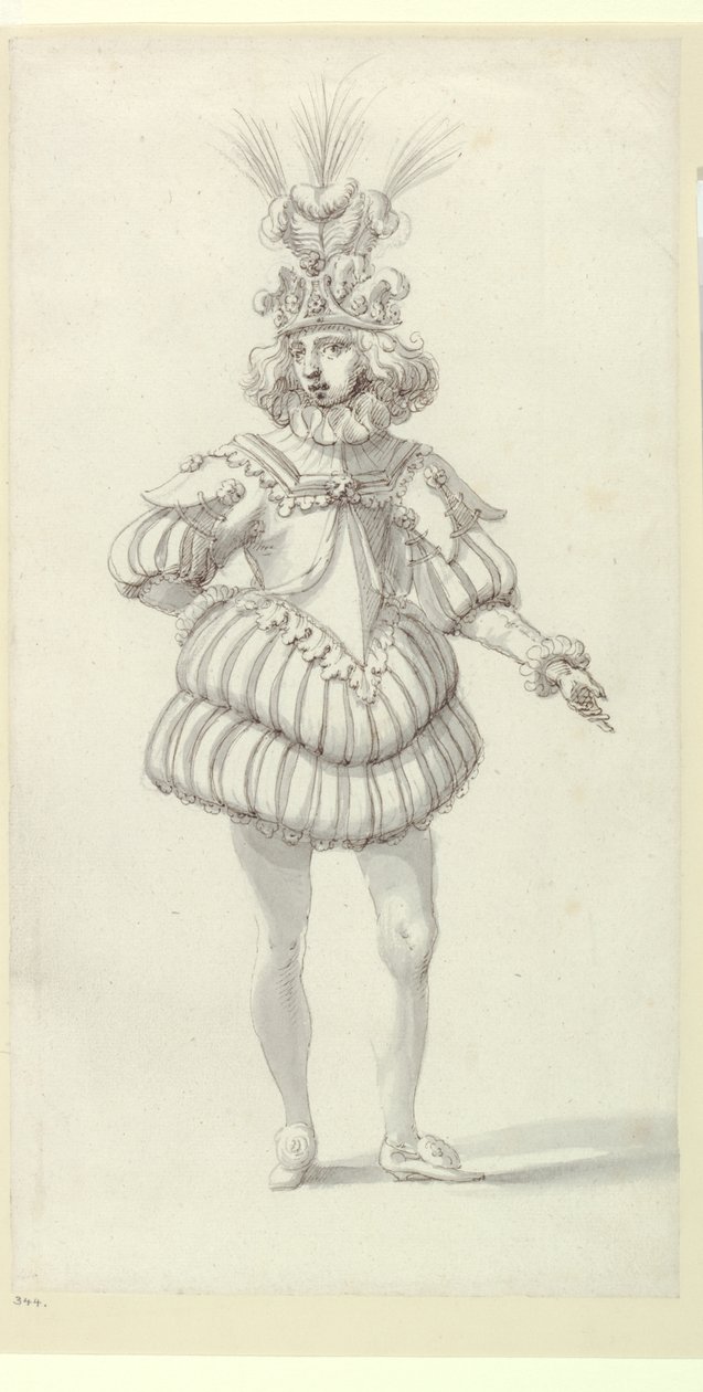 Salmacida Spolia - The King and Masquers: druga wersja (dla króla) autorstwa Edward the Elder Pearce
