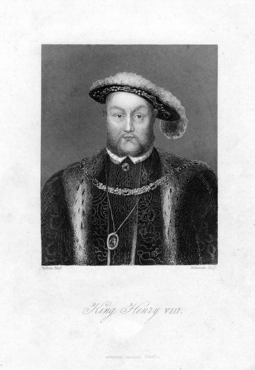 Henryk VIII z Anglii, 1491-1547. autorstwa Edwards