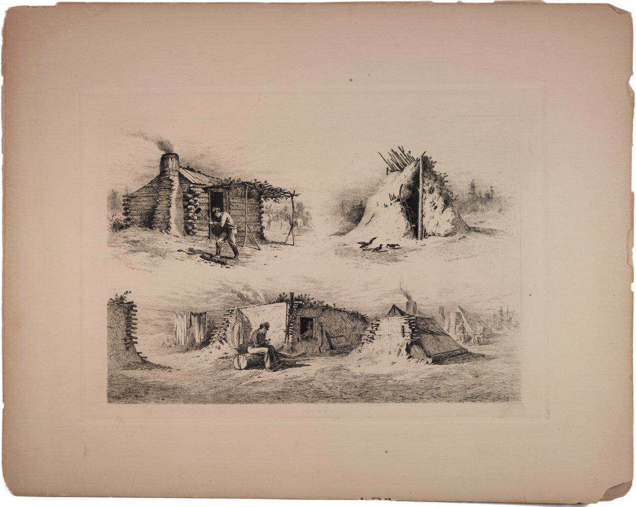 Szanta furmanki, 1876 autorstwa Edwin Austin Forbes