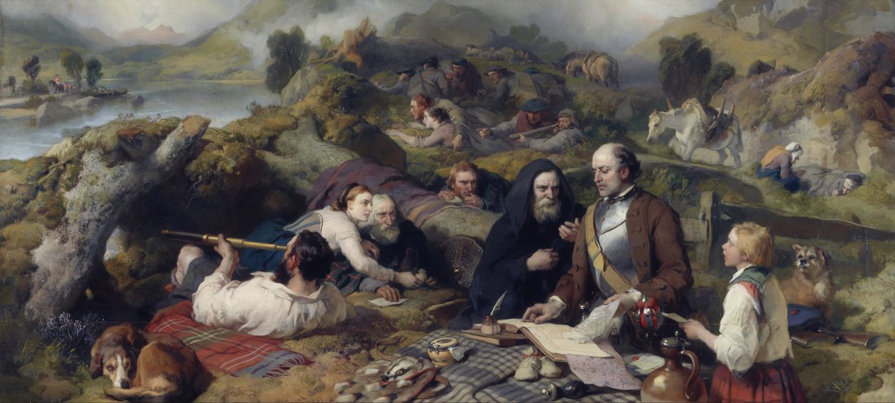 Wynajem na pustkowiu autorstwa Edwin Landseer