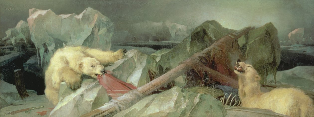 Człowiek proponuje, Bóg rozporządza, 1864 autorstwa Edwin Landseer