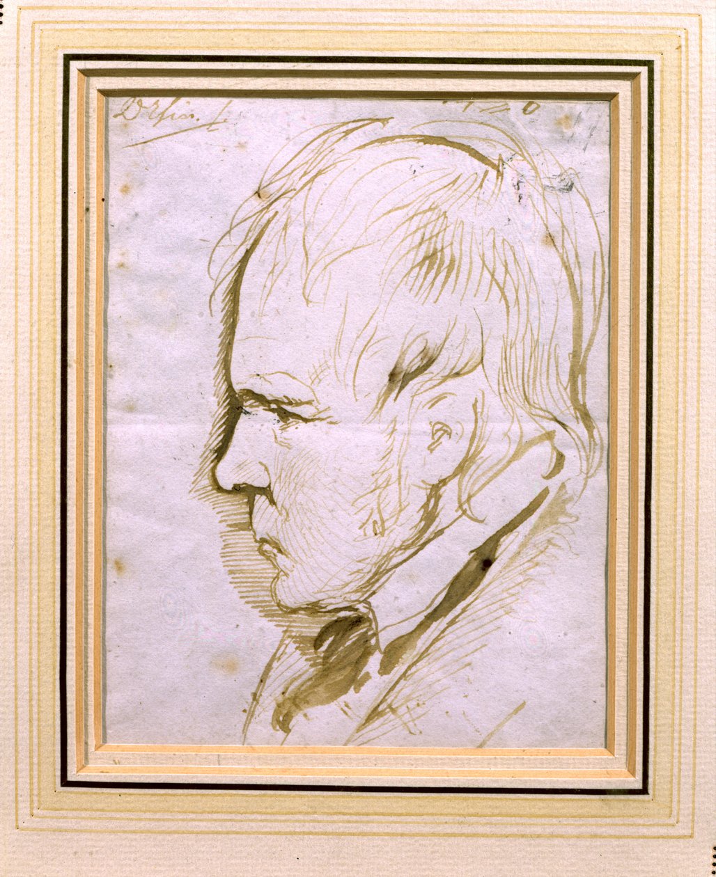 Szkic portretowy Sir Waltera Scotta (1771-1832) 1867 autorstwa Edwin Landseer