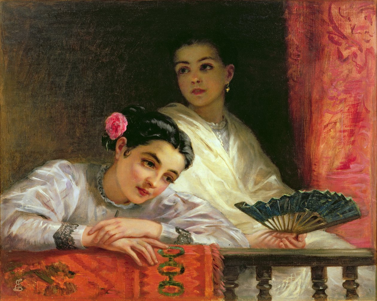 Balkon, 1875 autorstwa Edwin Longsden Long