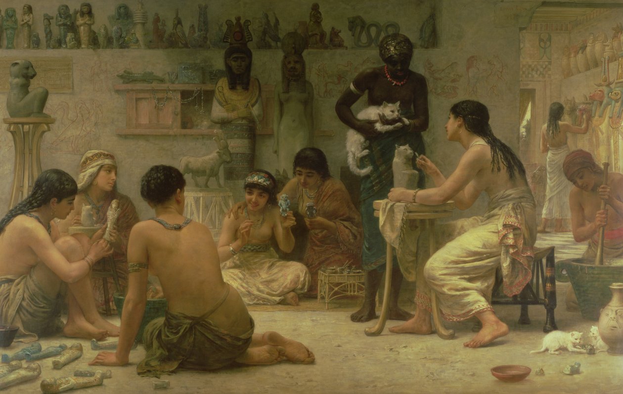 Bogowie i ich twórcy, 1878 autorstwa Edwin Longsden Long