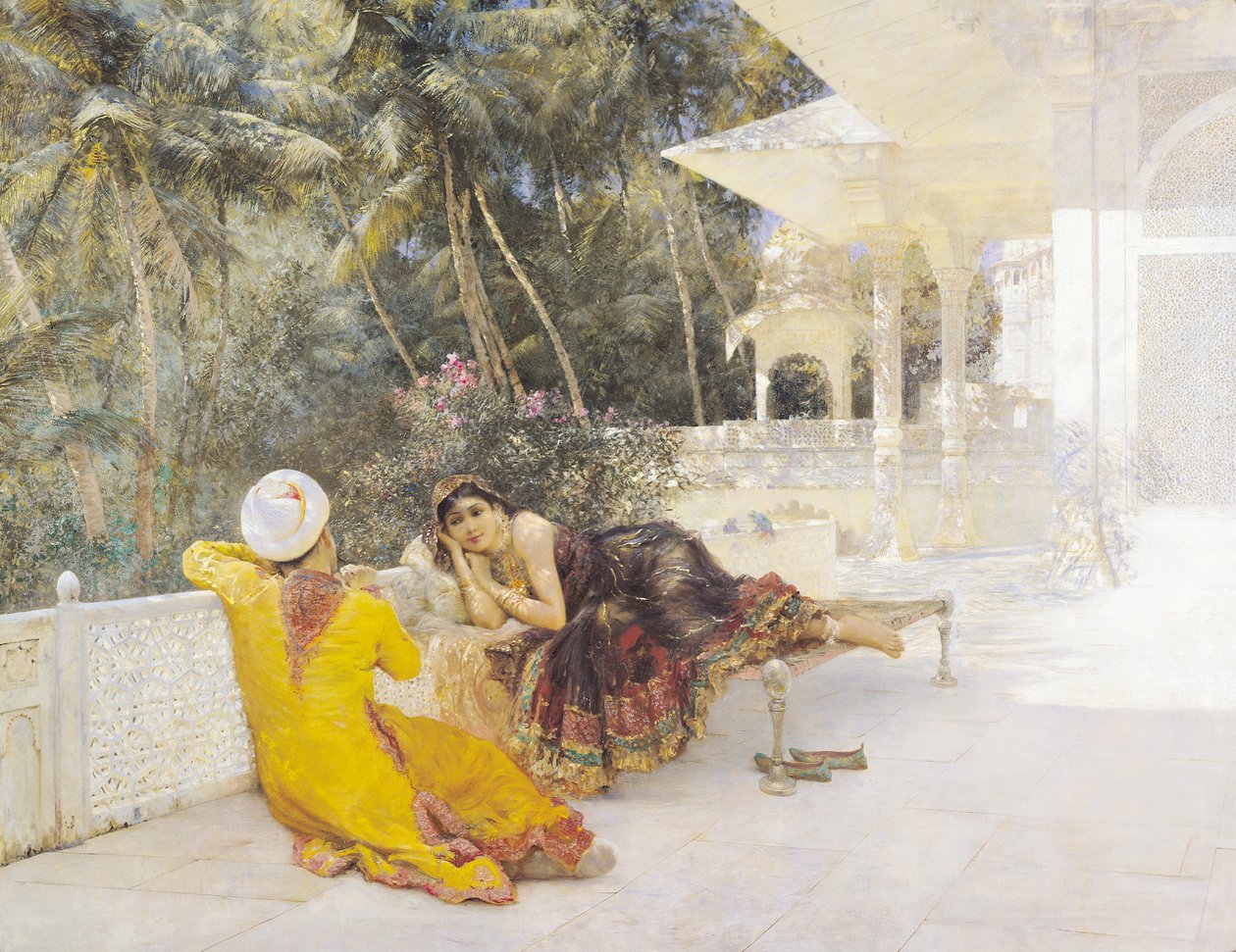 Księżniczka Bengalu, c.1889 autorstwa Edwin Lord Weeks