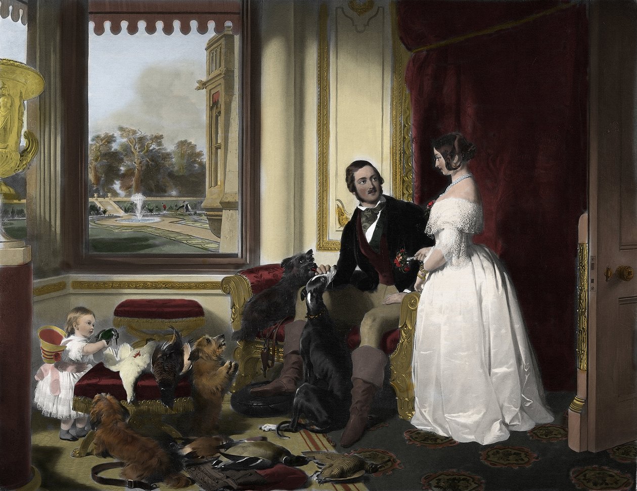 Zamek Windsor w czasach współczesnych autorstwa Edwin (after) Landseer