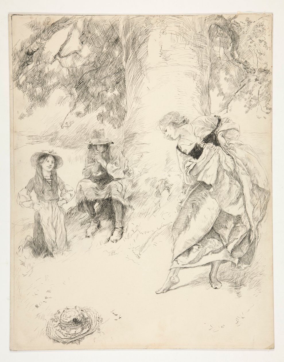 Taniec amarylis autorstwa Edwin Austin Abbey
