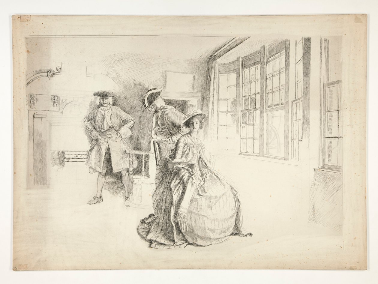 Niepożądany gość autorstwa Edwin Austin Abbey