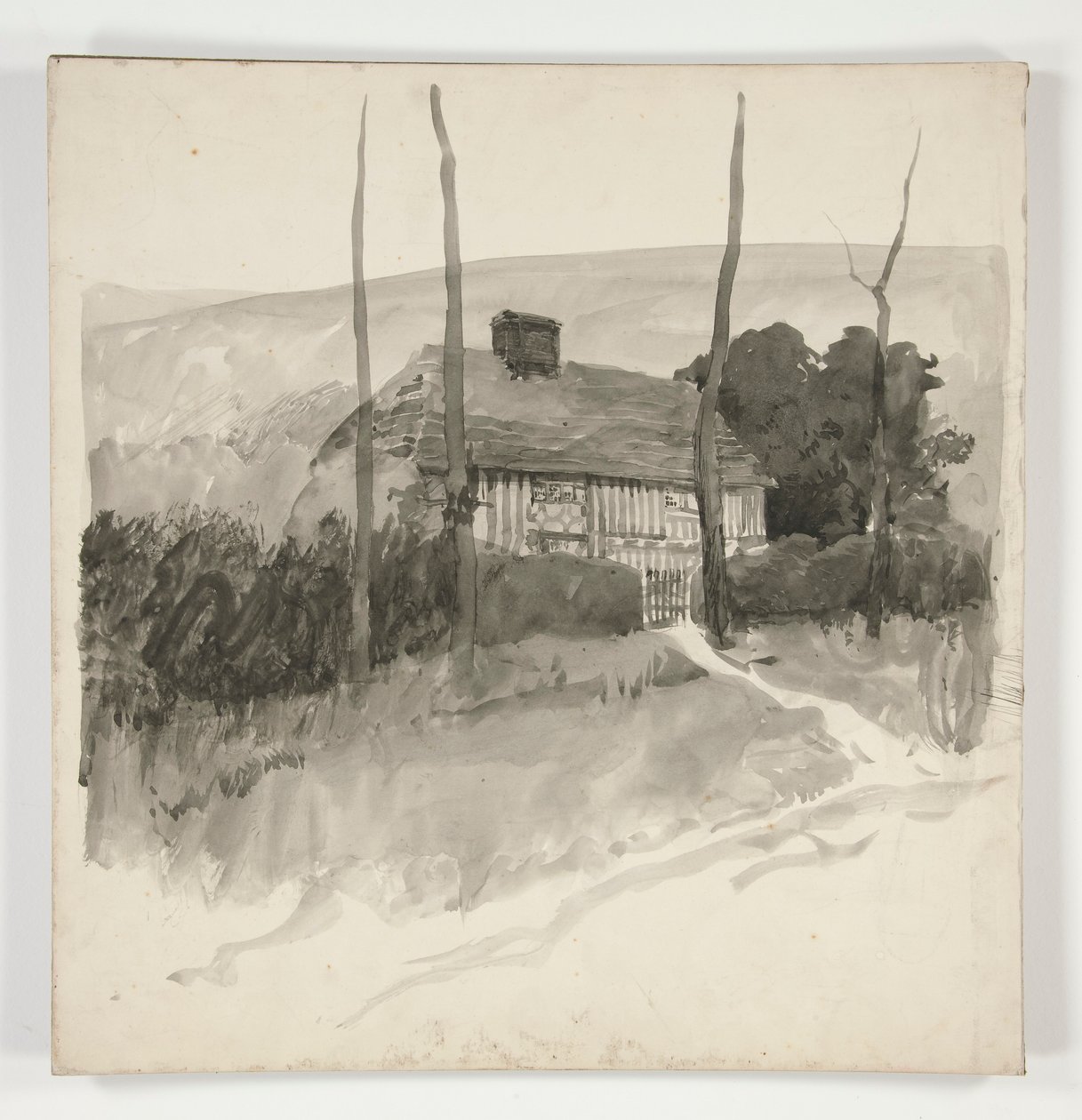 Studium architektoniczne autorstwa Edwin Austin Abbey