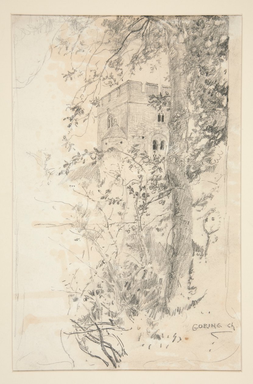 Studium architektoniczne: autorstwa Edwin Austin Abbey