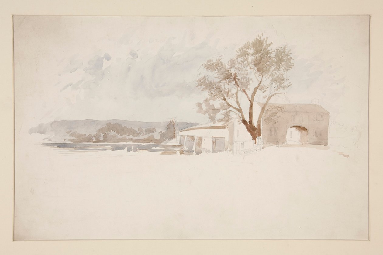 Studium architektoniczne autorstwa Edwin Austin Abbey