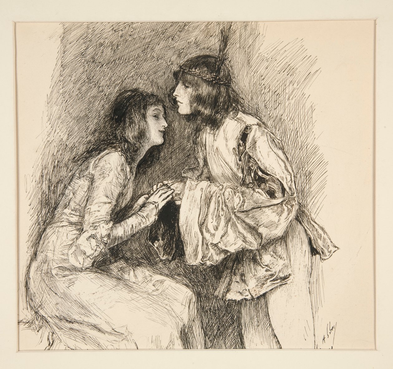 Bassania: autorstwa Edwin Austin Abbey
