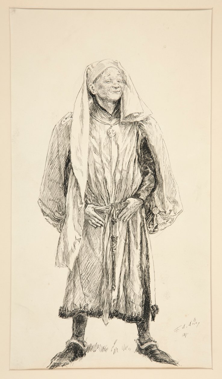 Boyet - Akt V, Scena II, Miłość autorstwa Edwin Austin Abbey